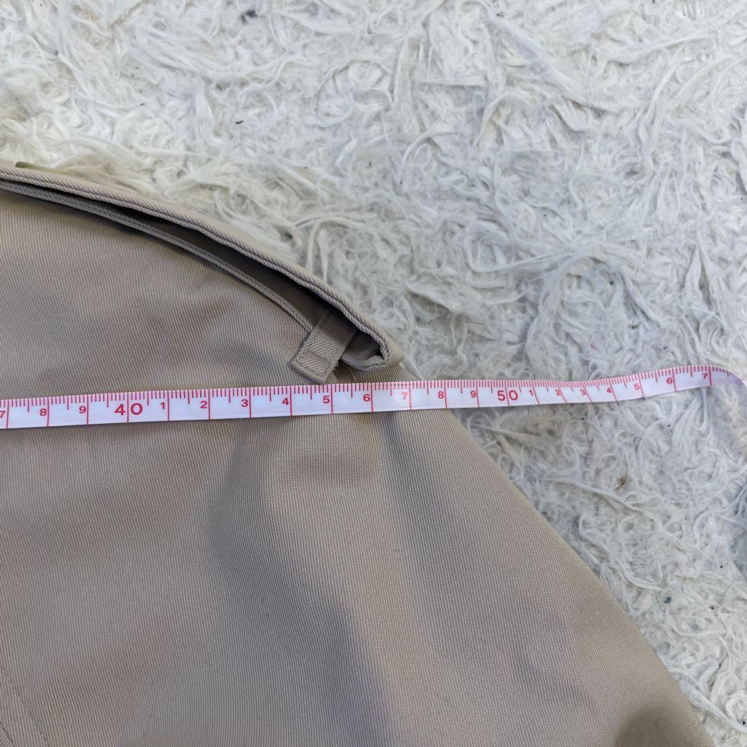 【美品】 BURBERRY 大きいサイズ コットン マキシ丈 トレンチコート