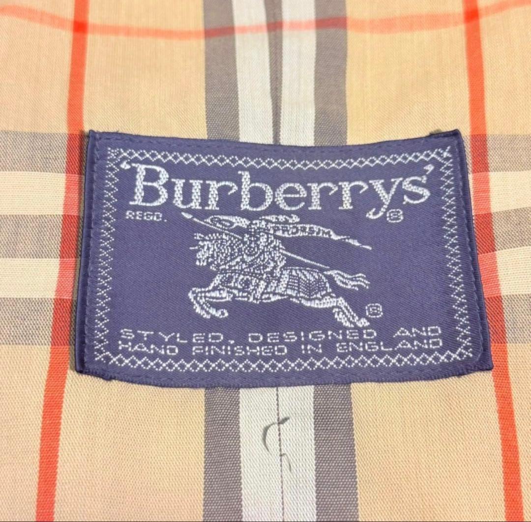 【美品】 BURBERRY 大きいサイズ コットン マキシ丈 トレンチコート
