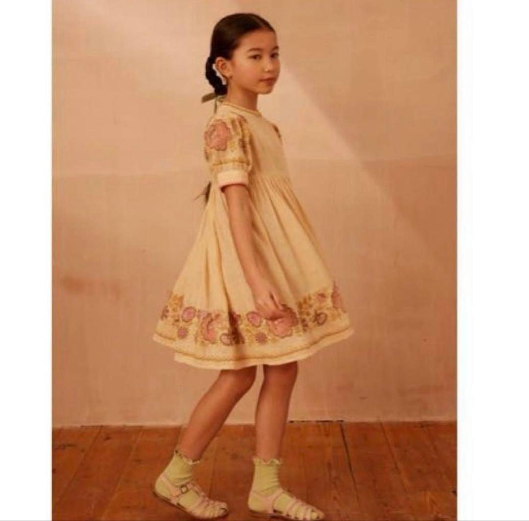Apolina Mya Dress Milk ワンピース 3-5y