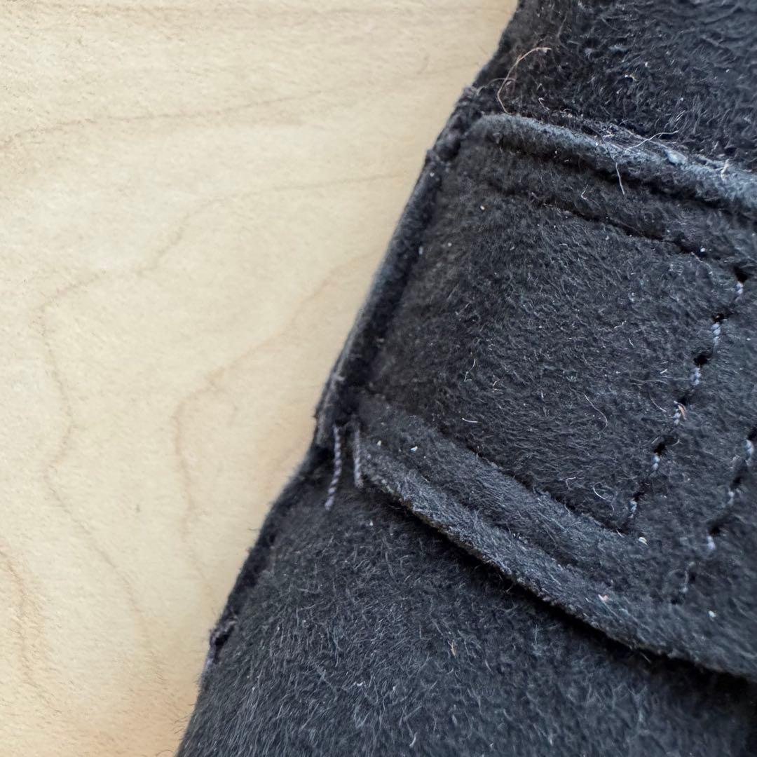 ★新品★GALA GLOVES　メンズ　高級レザー手袋　スエード　ベルト　黒