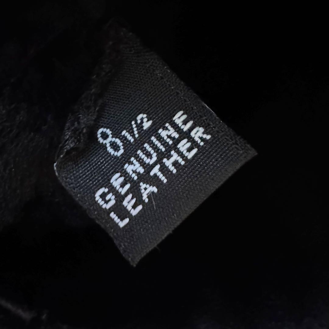 ★新品★GALA GLOVES　メンズ　高級レザー手袋　スエード　ベルト　黒