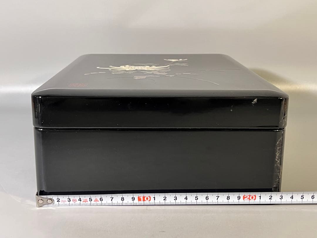 DT649 青貝塗 螺鈿 文箱 共箱