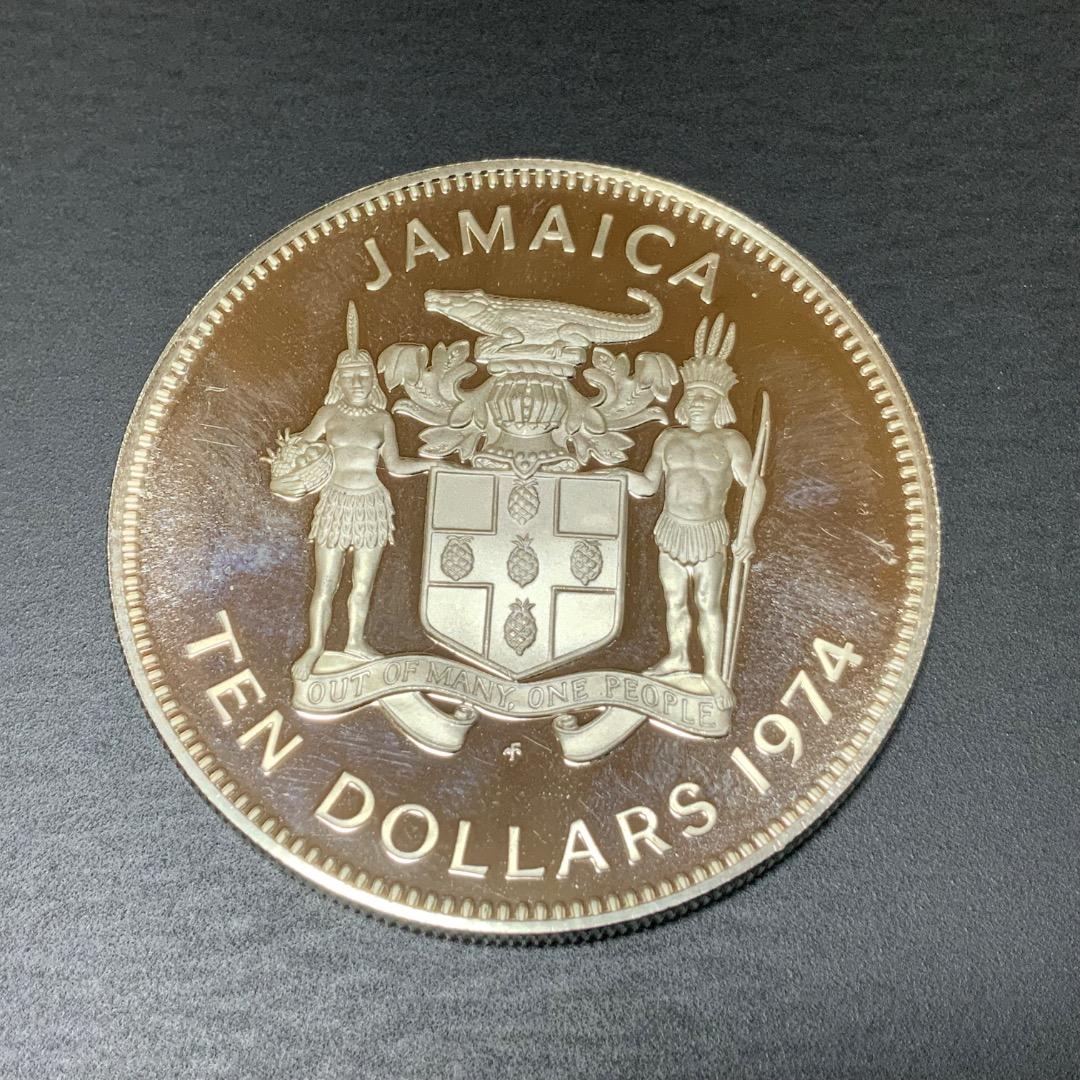 【大型銀貨】ジャマイカ 1974年 ヘンリー・モーガン卿 記念銀貨