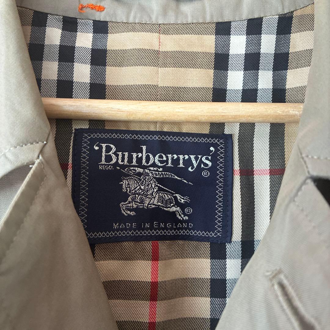 バーバリーズBurberrys ステンカラーコート　イングランド ビンテージ