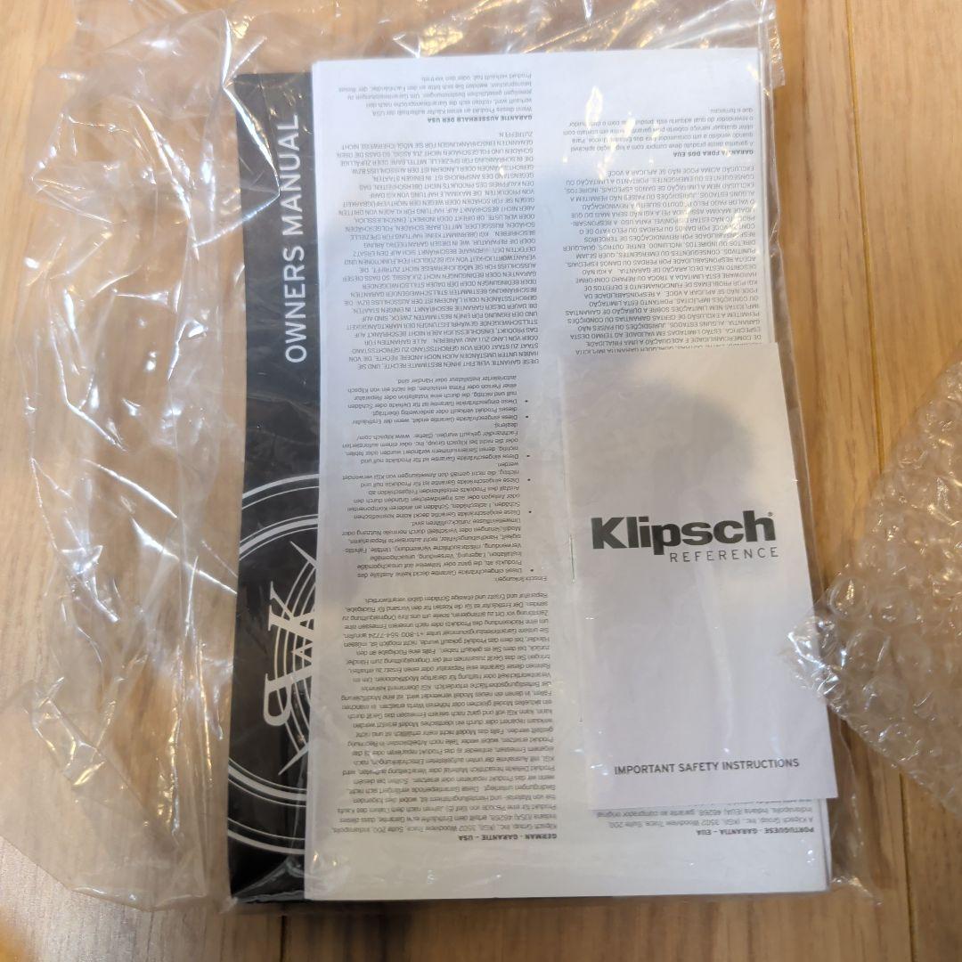 KLIPSCH R-34C センタースピーカー 動作確認済み