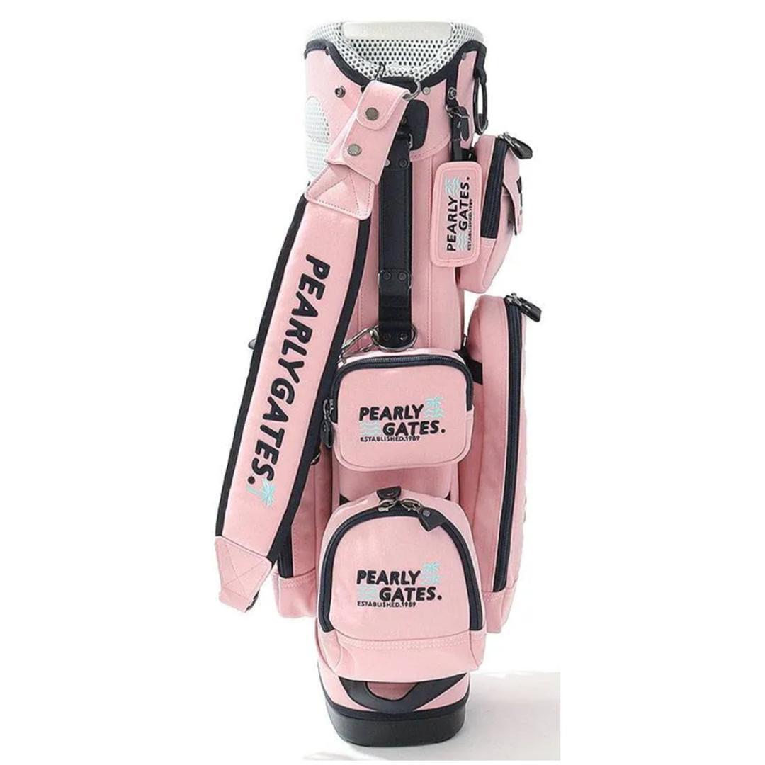 ○★新品 未使用 パーリーゲイツ ペールカラースタンドキャディバッグ ピンク
