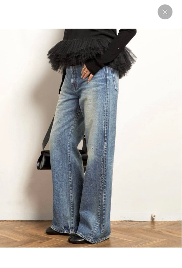 AP STUDIO/NEEDBY/フレアデニム/25