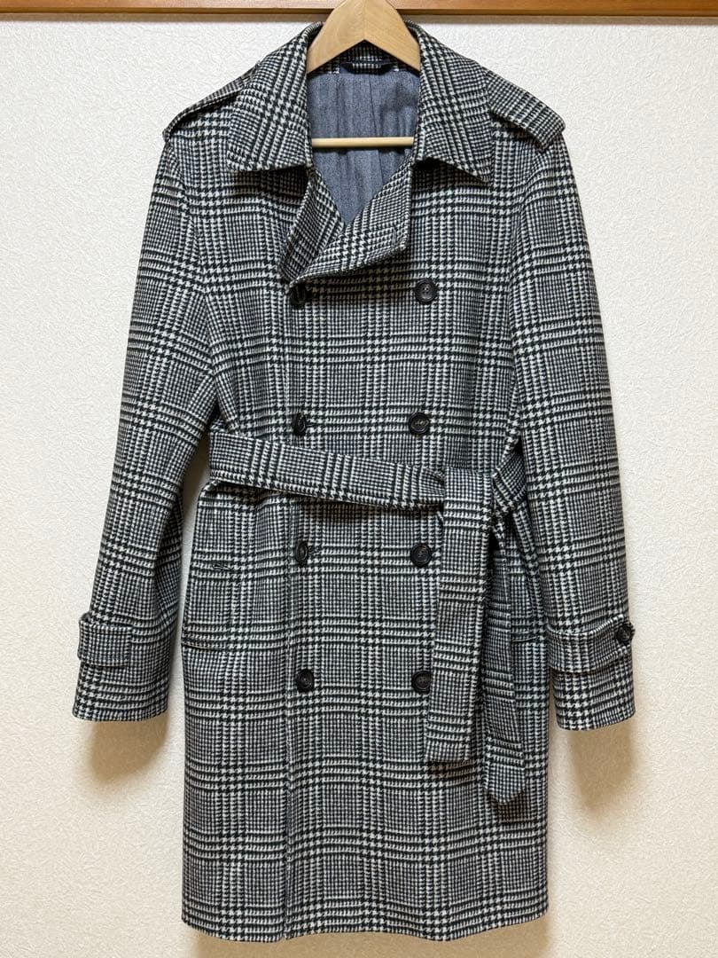 Circolo 1901 グレンチェック トレンチコート 46