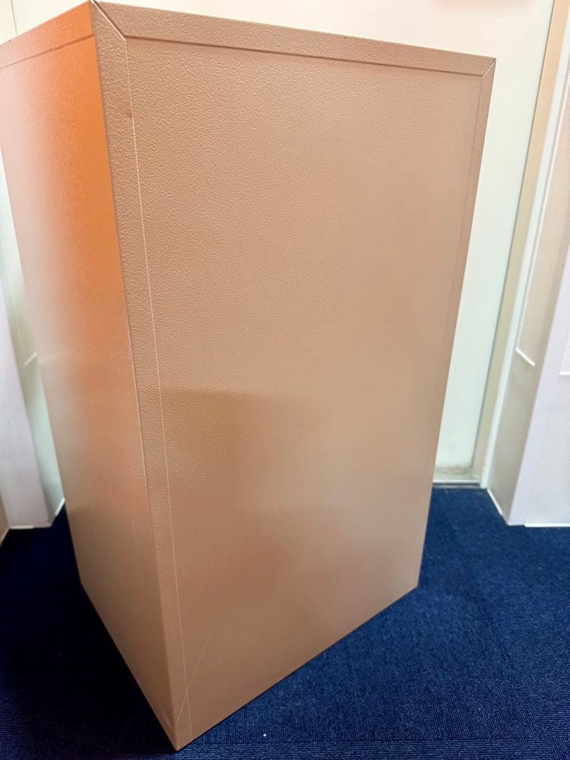 【美品】スチール製12扉ダイヤル式ロッカー 6段2列 グレー ベージュ