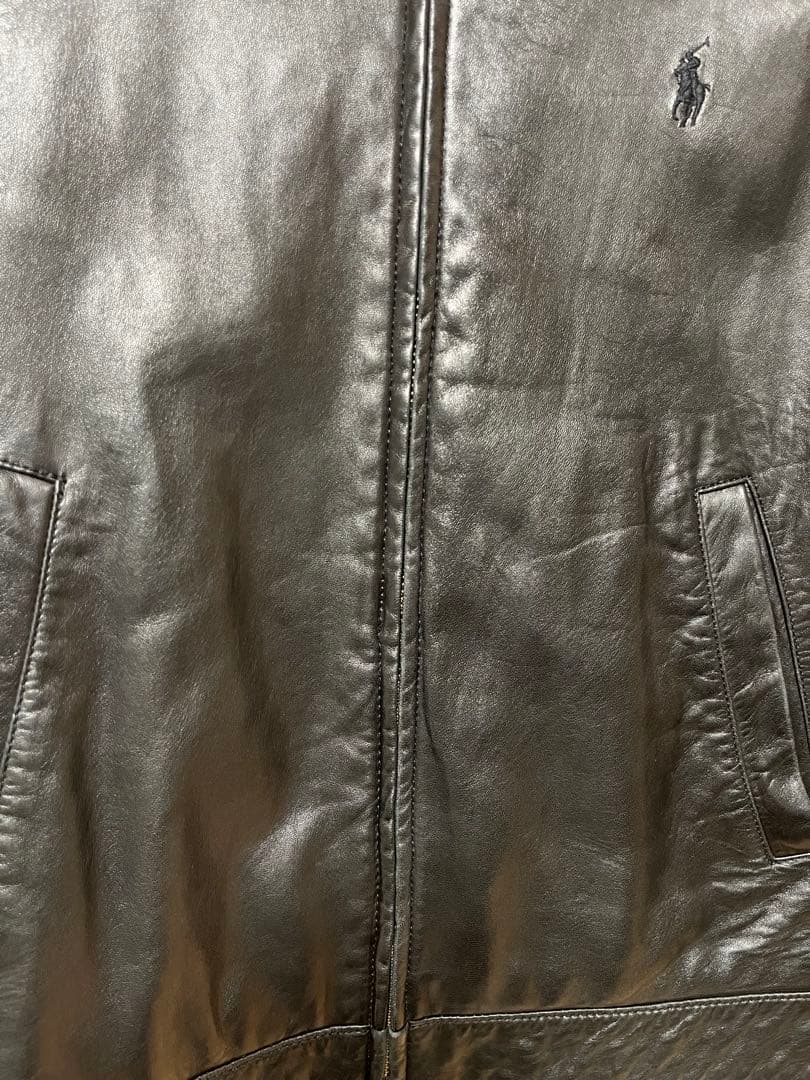 【Ralph Lauren】美品 LAMBSKIN LEATHER JACKET