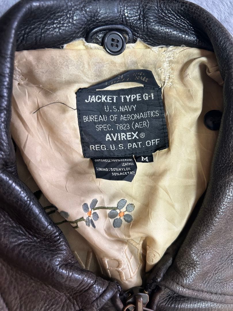AVIREX アヴィレックス G-1 G1 フライトジャケット レザージャケット