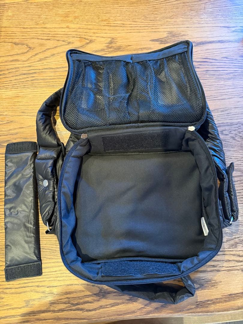 美品　calin カラン　キルティング　マザーズバッグ　マジックテープ