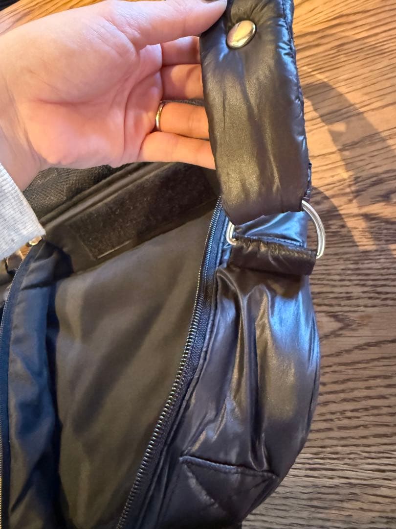 美品　calin カラン　キルティング　マザーズバッグ　マジックテープ