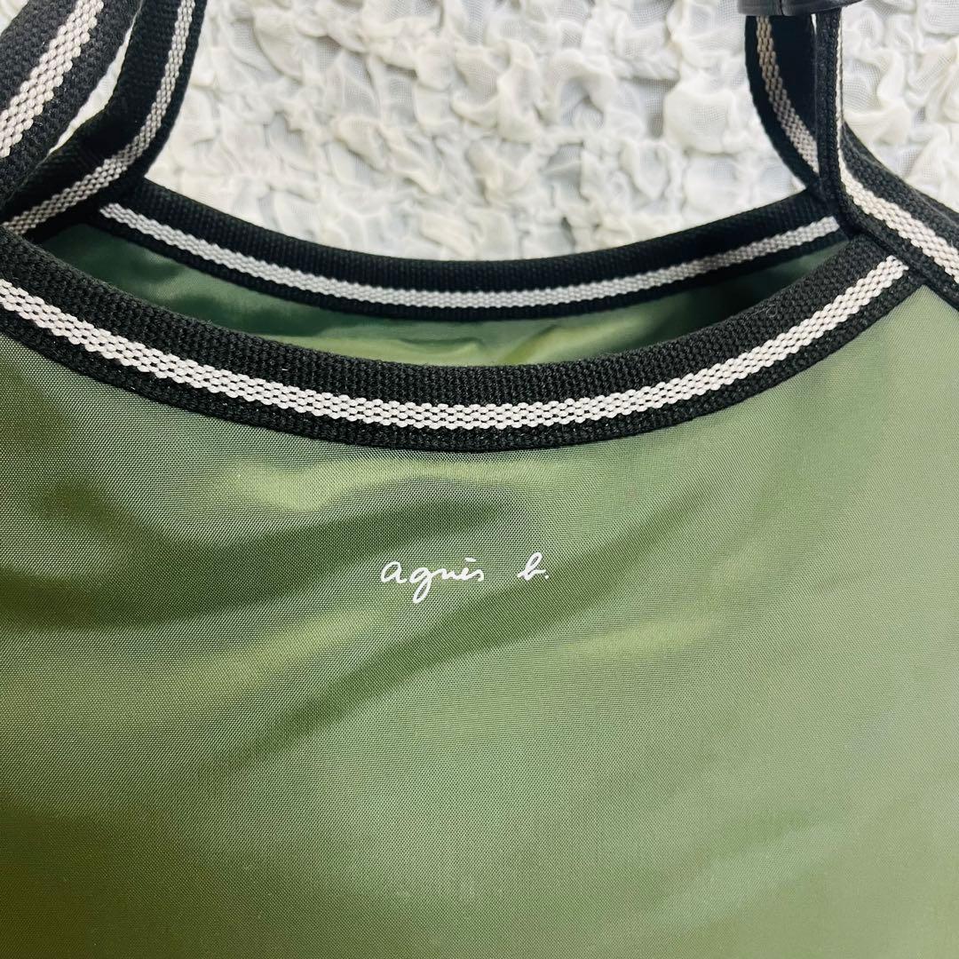 agnes b.アニエスベー ボストンバッグ 大容量 ショルダー2wayナイロン