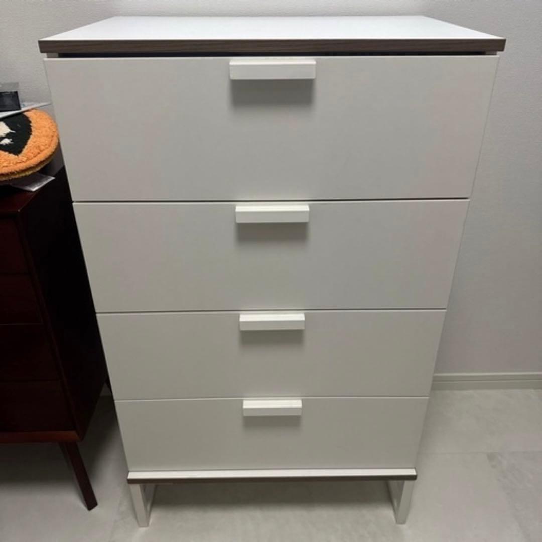 IKEA TRYSIL トリスィル 4段チェスト ホワイト