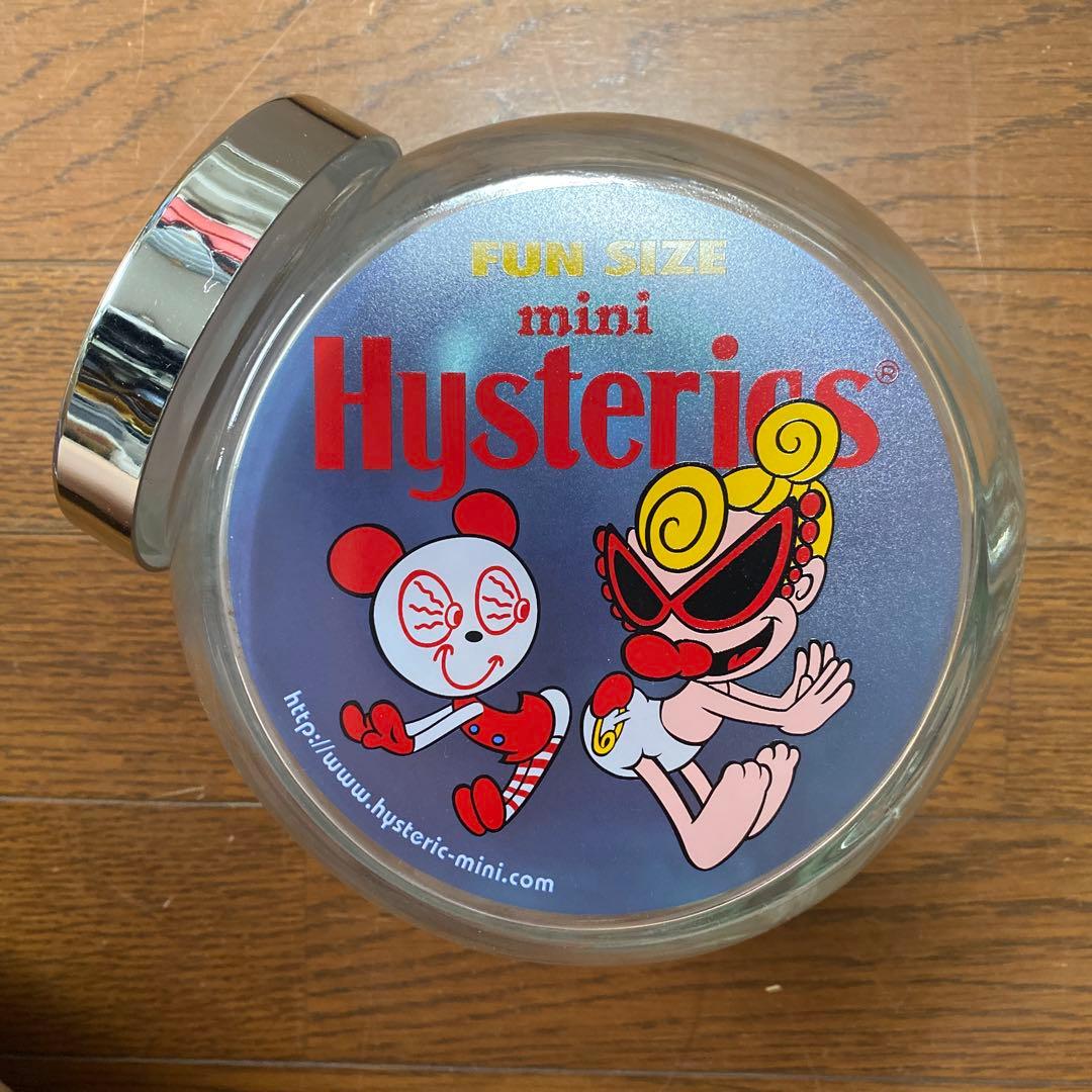ヒスミニ新品ノベルティガラスキャニスター