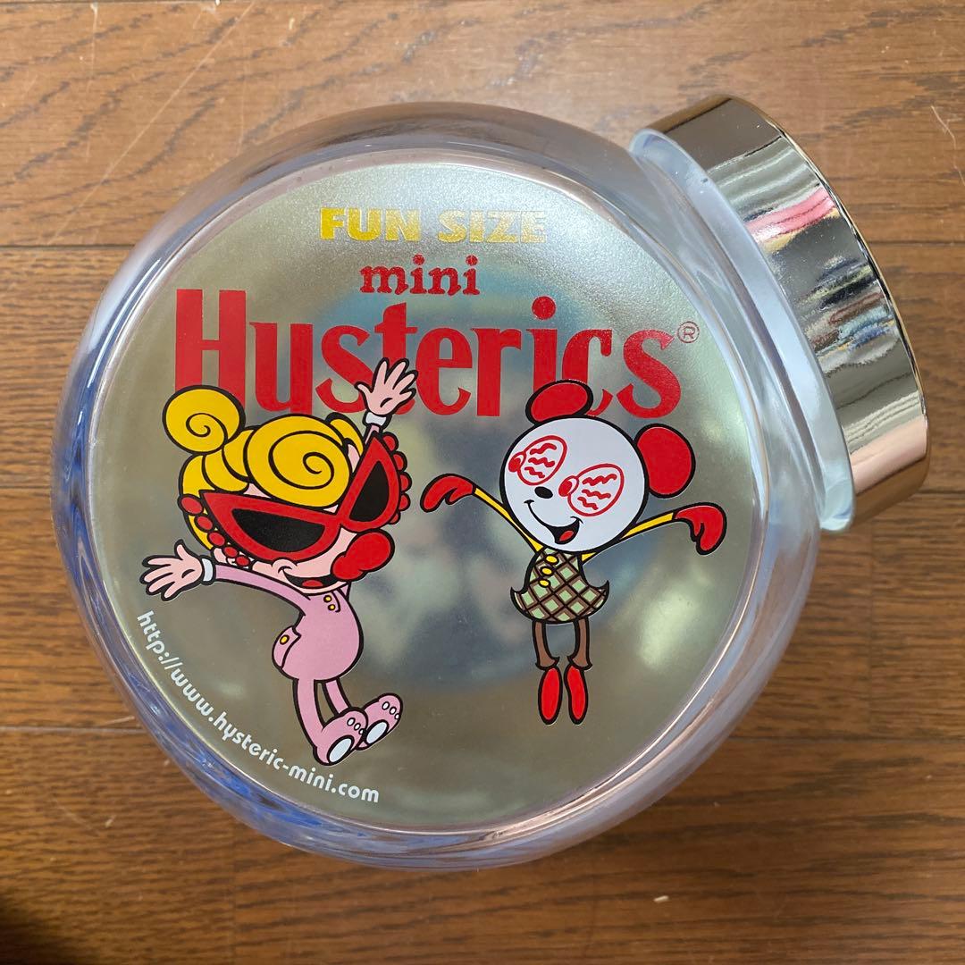ヒスミニ新品ノベルティガラスキャニスター