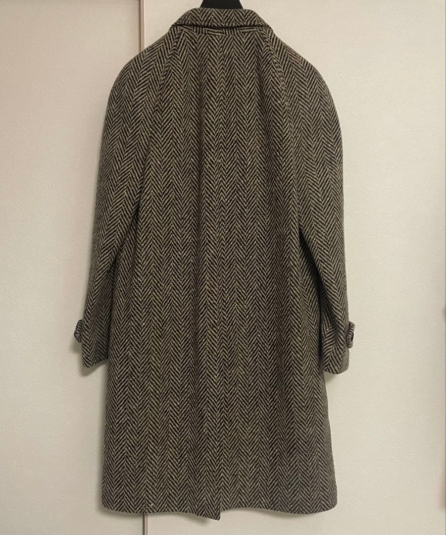 23AW CELINE ヘリンボーン ツイードチェスターコート BTS テテ