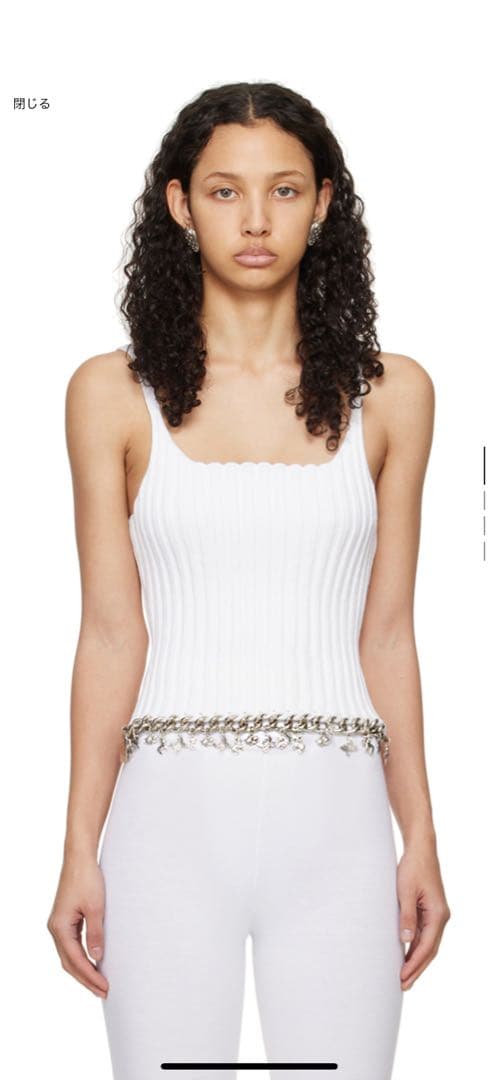 chopova lowena タンクトップ　ノースリーブ　キャミ　チョポバ