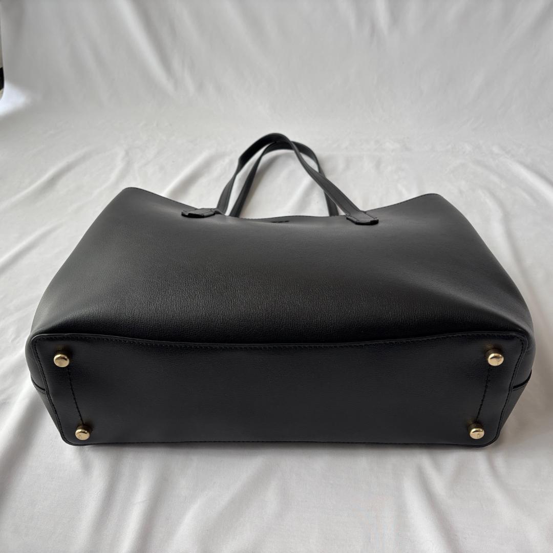 極美品 コーチ アベニュー レザー トートバッグ 肩掛け ブラック F79988