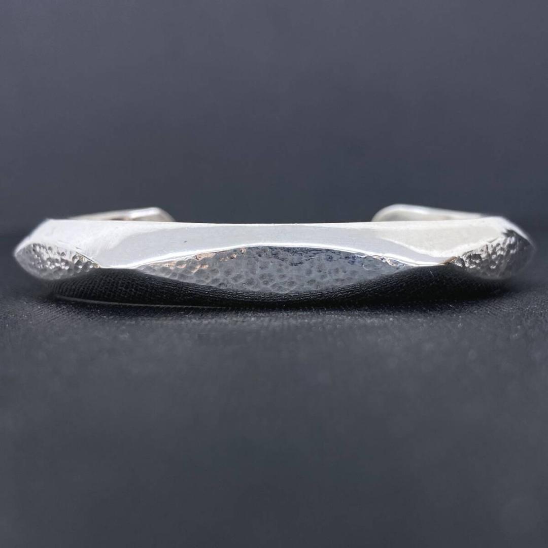 MOTO LEATHER & SILVER シルバー コンテンポラリー バングル