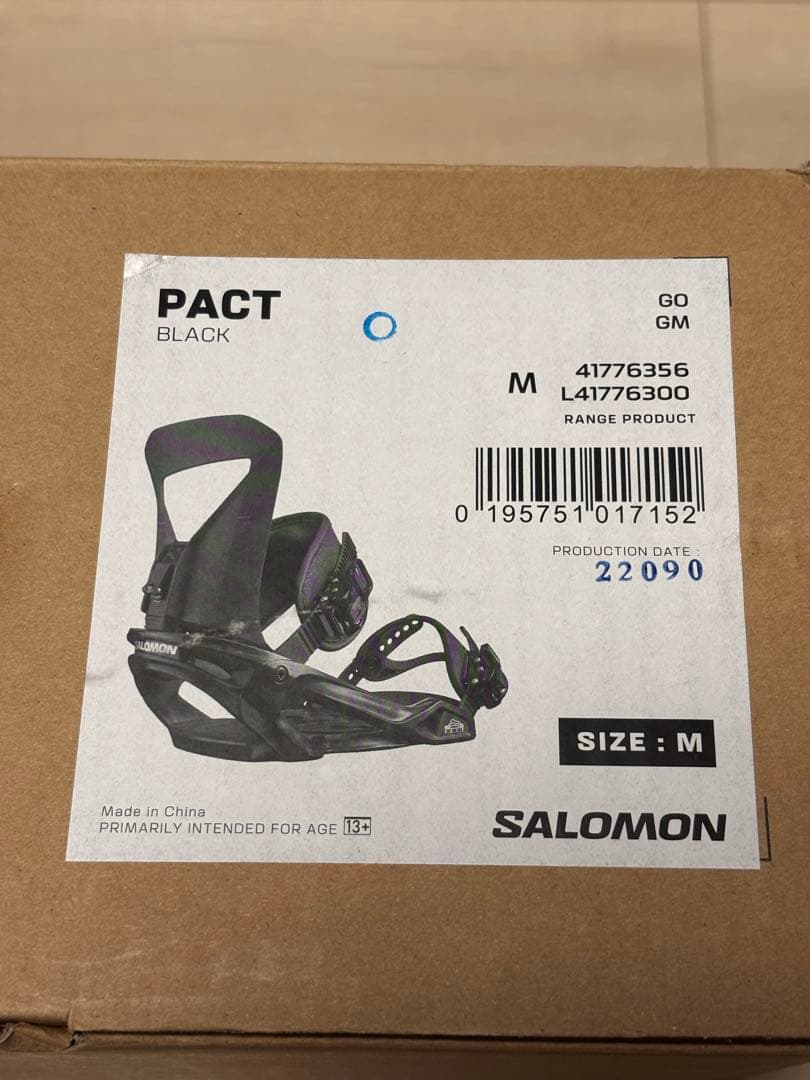 SALOMON サロモン PACT 22-23モデル Mサイズ 新品未使用