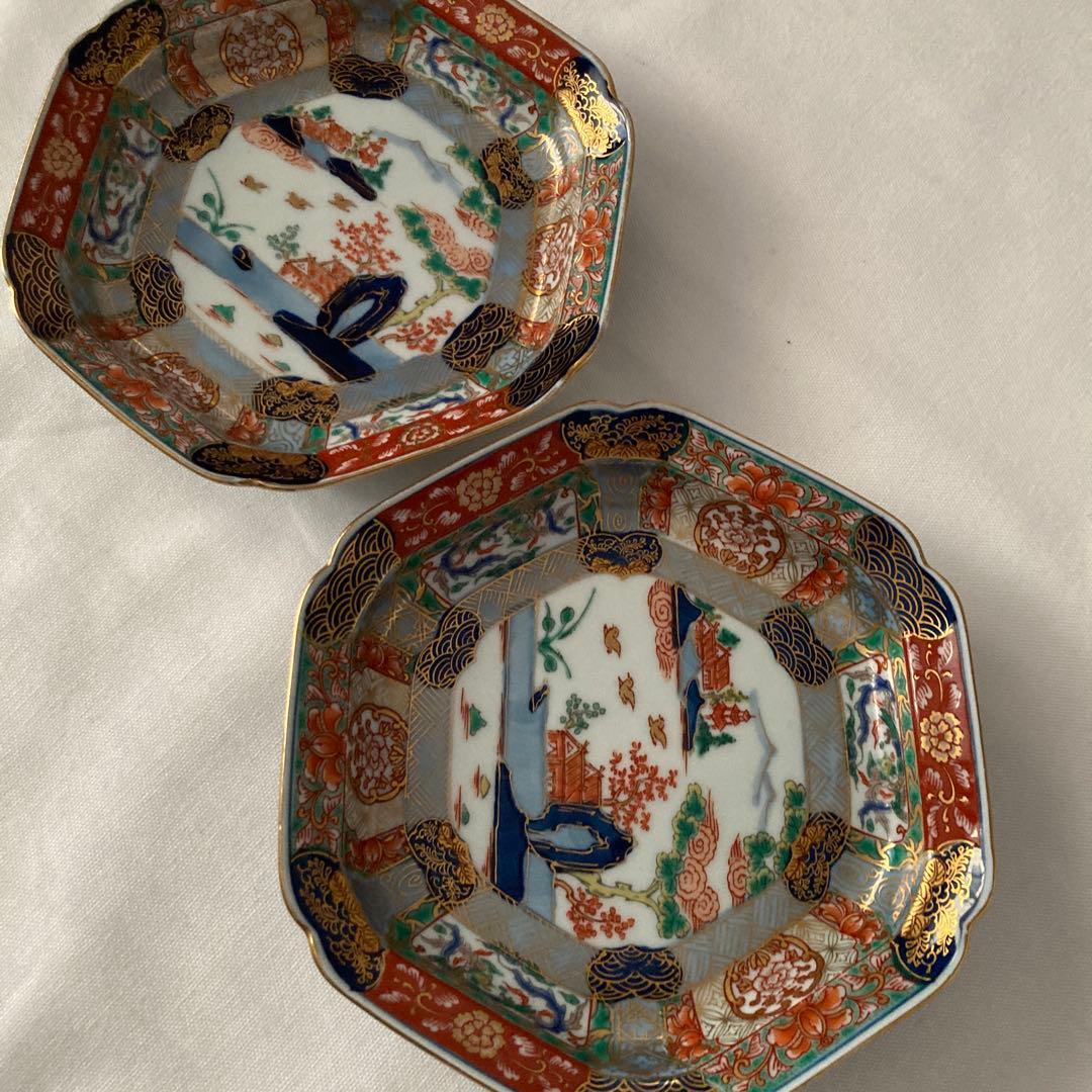 幸楽窯　有田焼　古伊万里　21cm 2枚