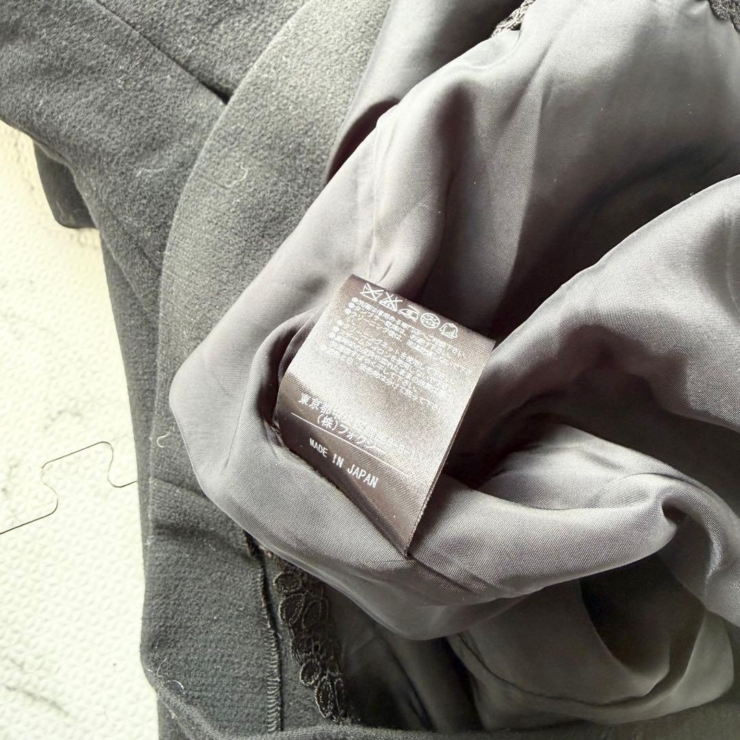 美品♡ フォクシー 2way フロントファスナー ワンピース ジレ 黒 38