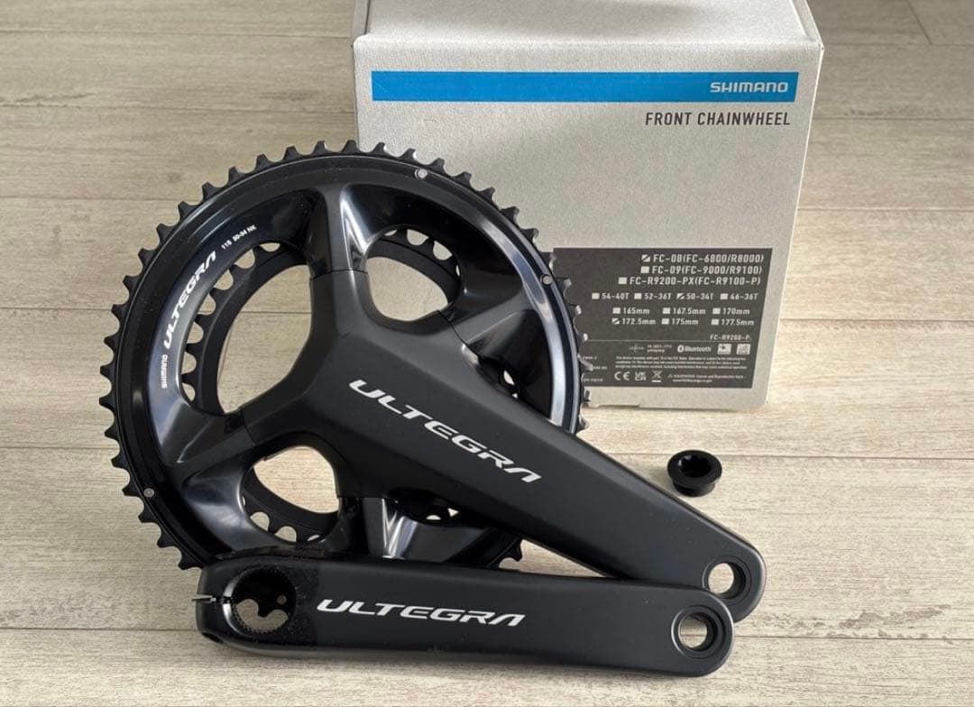 新品 シマノ アルテグラ クランク FC-08 50-34T 172.5 新品