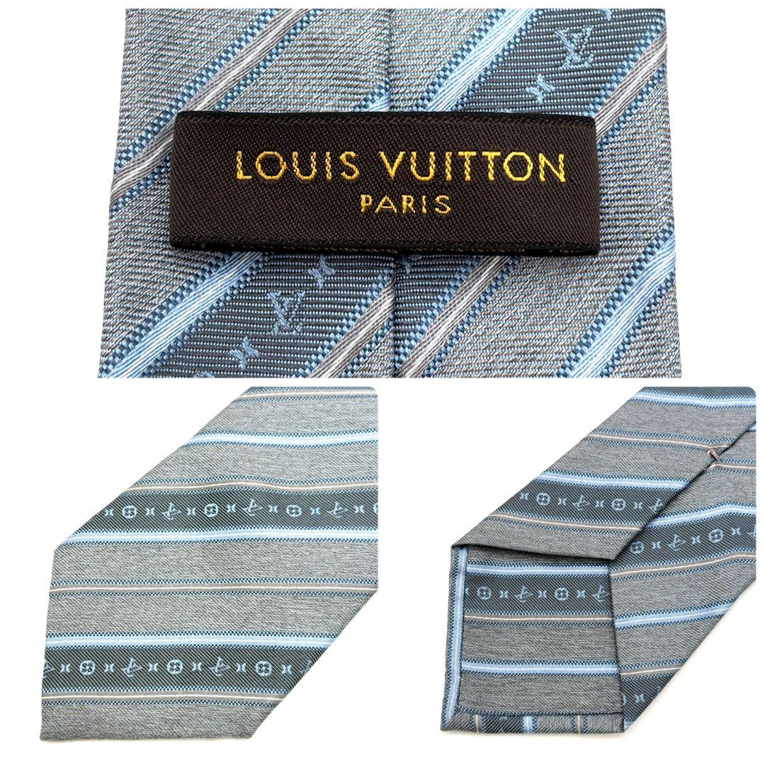 LOUIS VUITTON ルイヴィトン ネクタイ ストライプ モノグラム