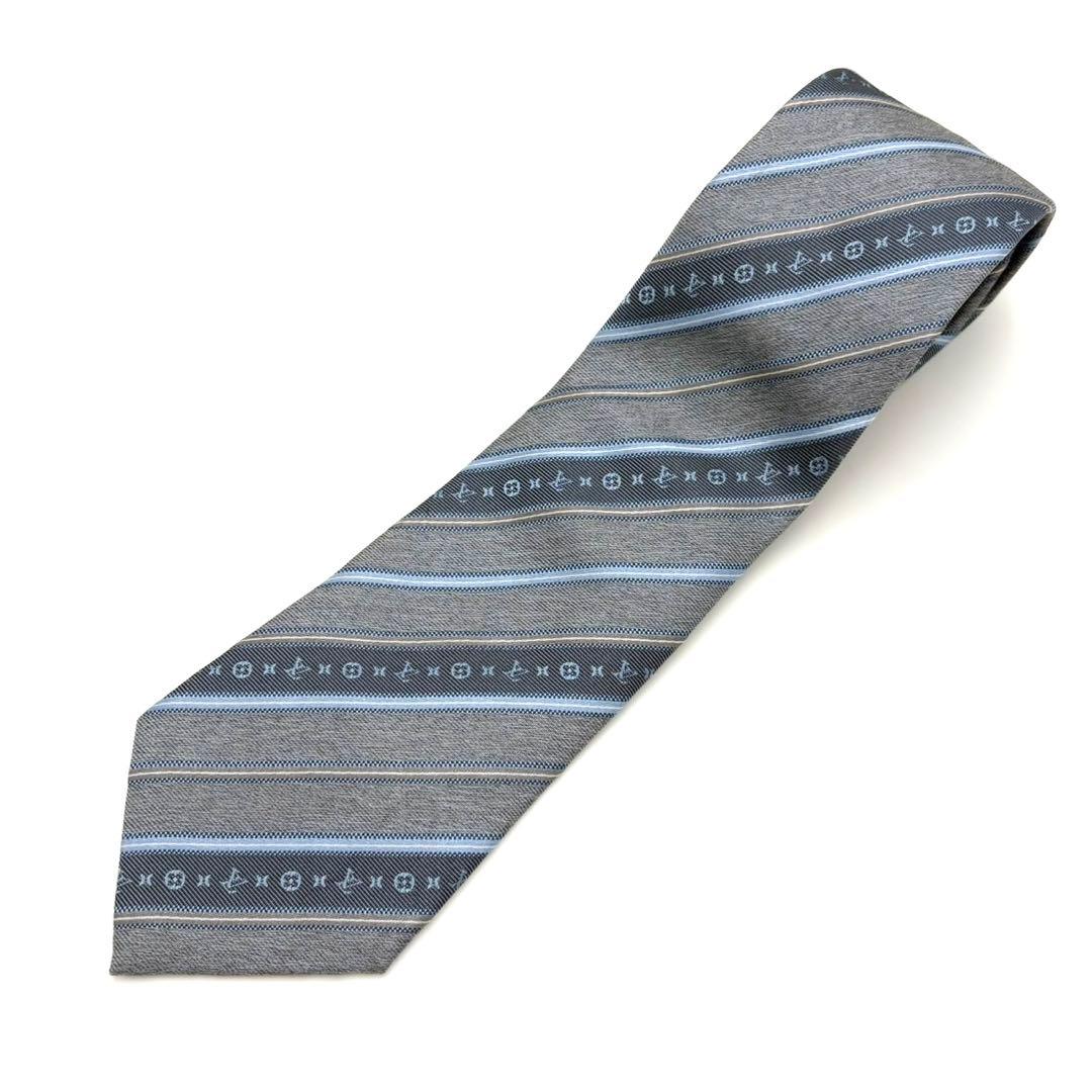 LOUIS VUITTON ルイヴィトン ネクタイ ストライプ モノグラム