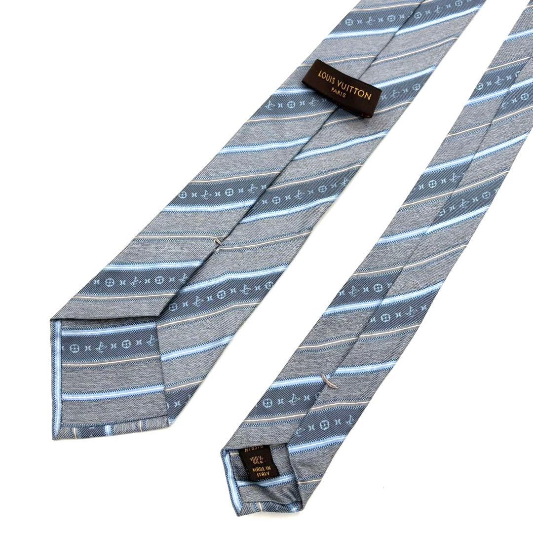 LOUIS VUITTON ルイヴィトン ネクタイ ストライプ モノグラム