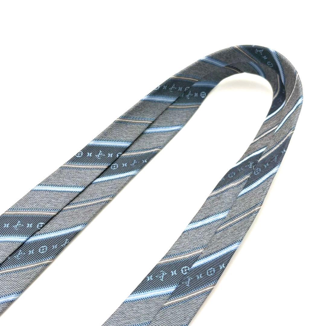 LOUIS VUITTON ルイヴィトン ネクタイ ストライプ モノグラム