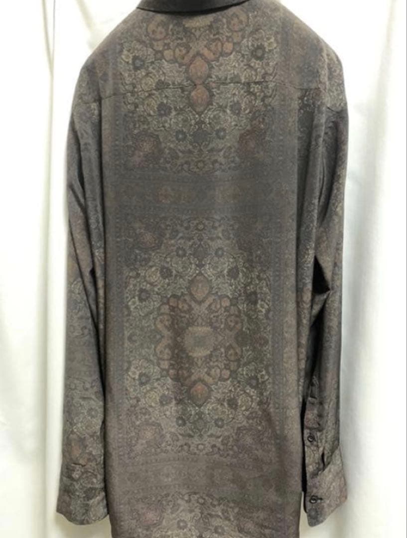 ラッドミュージシャン　ペルシャ柄　デシンシャツ　44 L