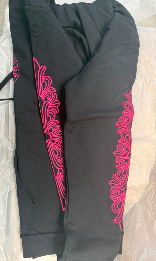 【専用】新品Chrome Hearts 新作　BK/PINK ZIPPARKER