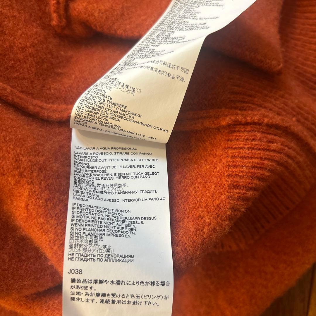 Maison Margiela オレンジ ニットセーター XS