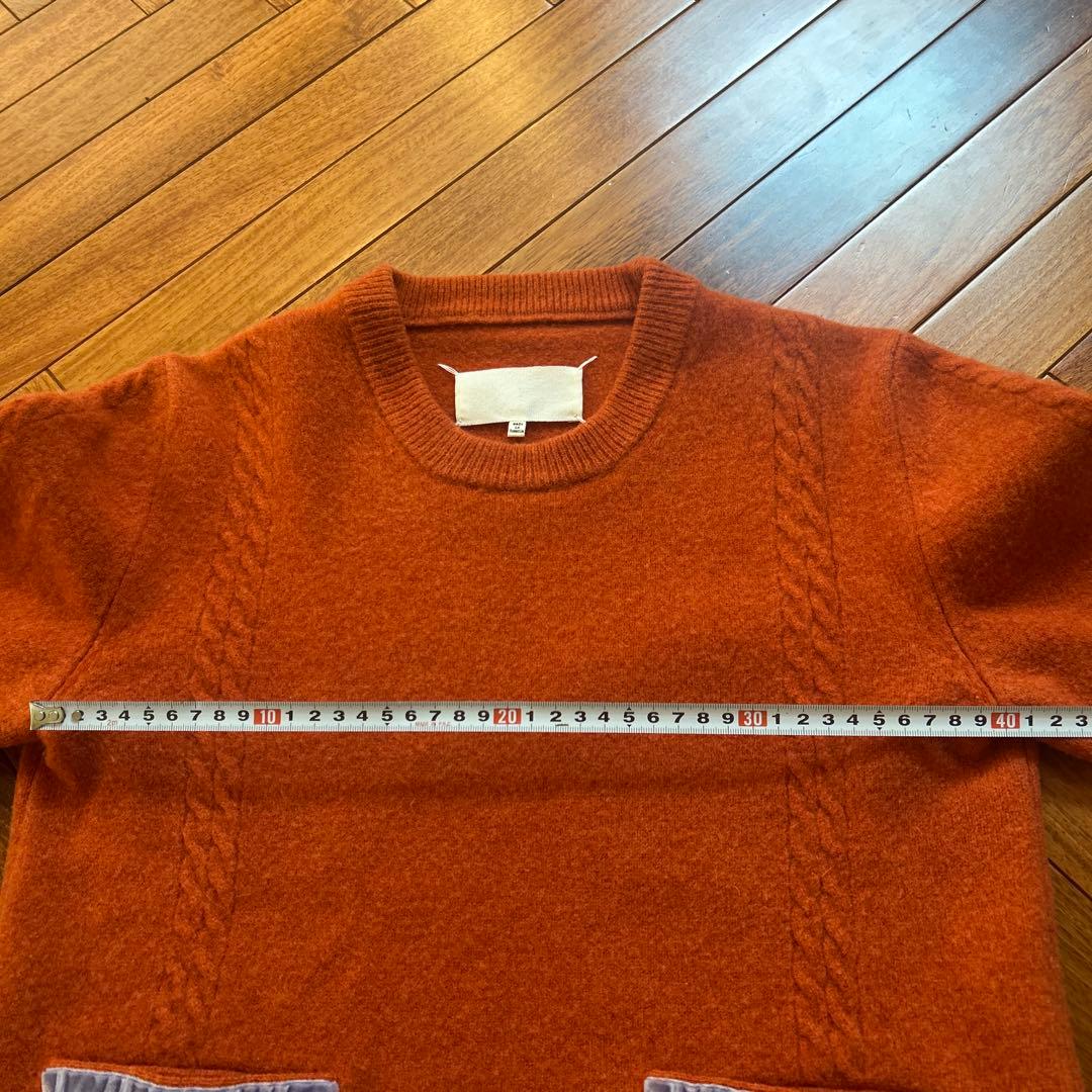 Maison Margiela オレンジ ニットセーター XS