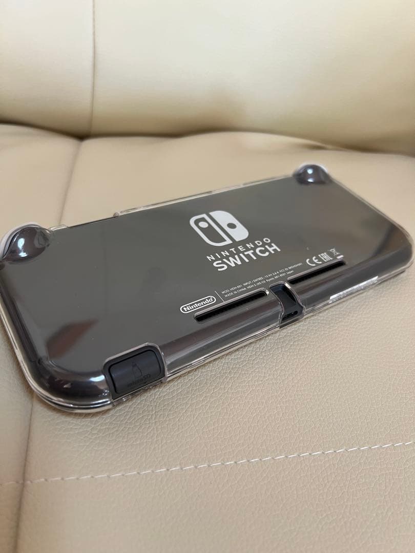 Nintendo Switch Lite グレー 箱付き クリアケース