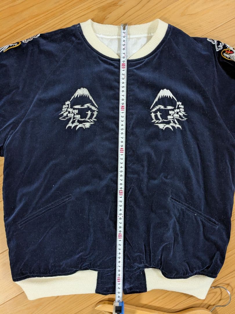 希少WAREHOUSE(ウエアハウス)別珍スカジャン リバーシブル鹿 虎刺繍 M