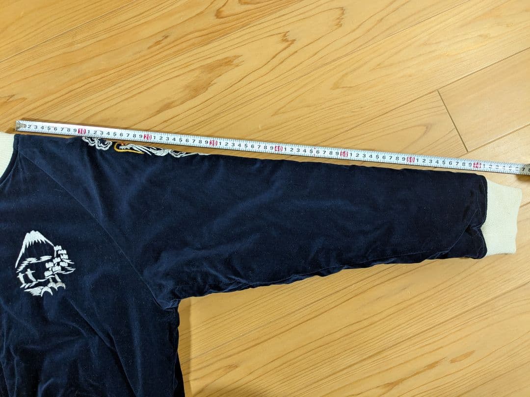 希少WAREHOUSE(ウエアハウス)別珍スカジャン リバーシブル鹿 虎刺繍 M