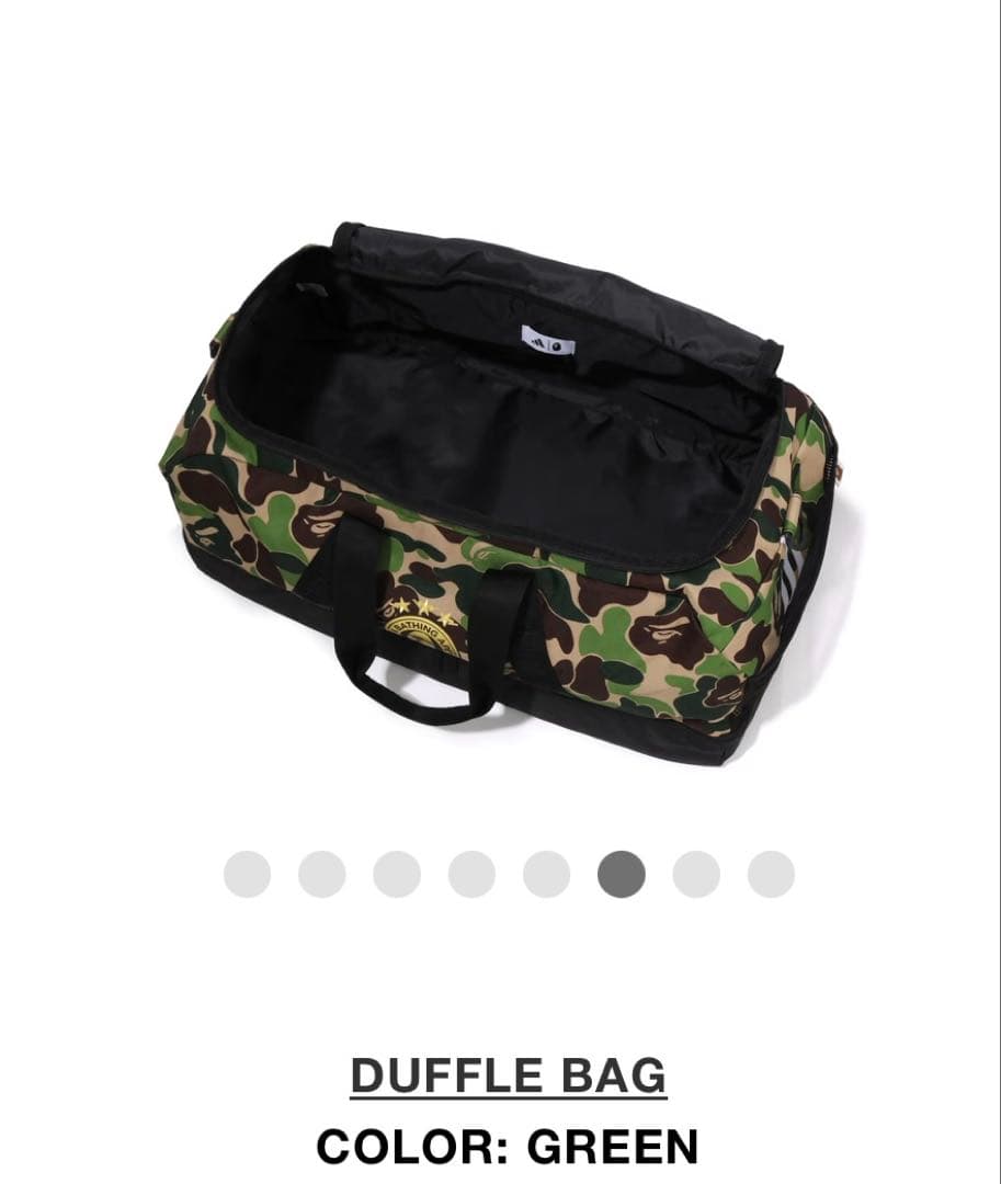 BAPE X ADIDAS DUFFLE BAG 迷彩ダッフルバッグ コラボ