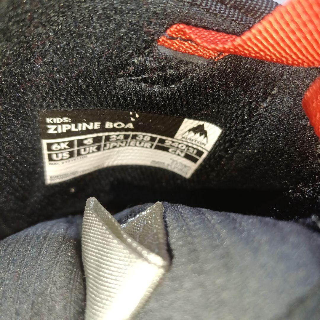 24cm 良■BURTON Zipline BOA　ジュニア　キッズ　子供