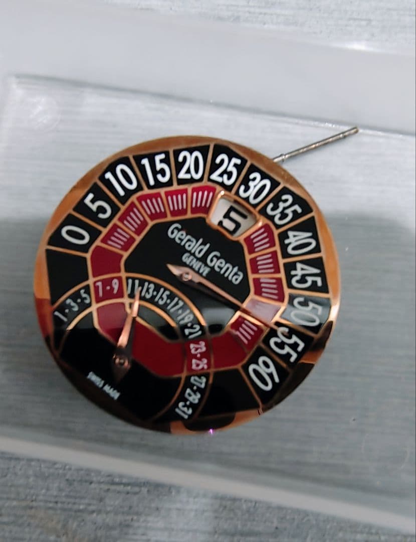 BVLGARIジェンタ オクトバイレトロムーブメントサファイアガラス2枚パッキン