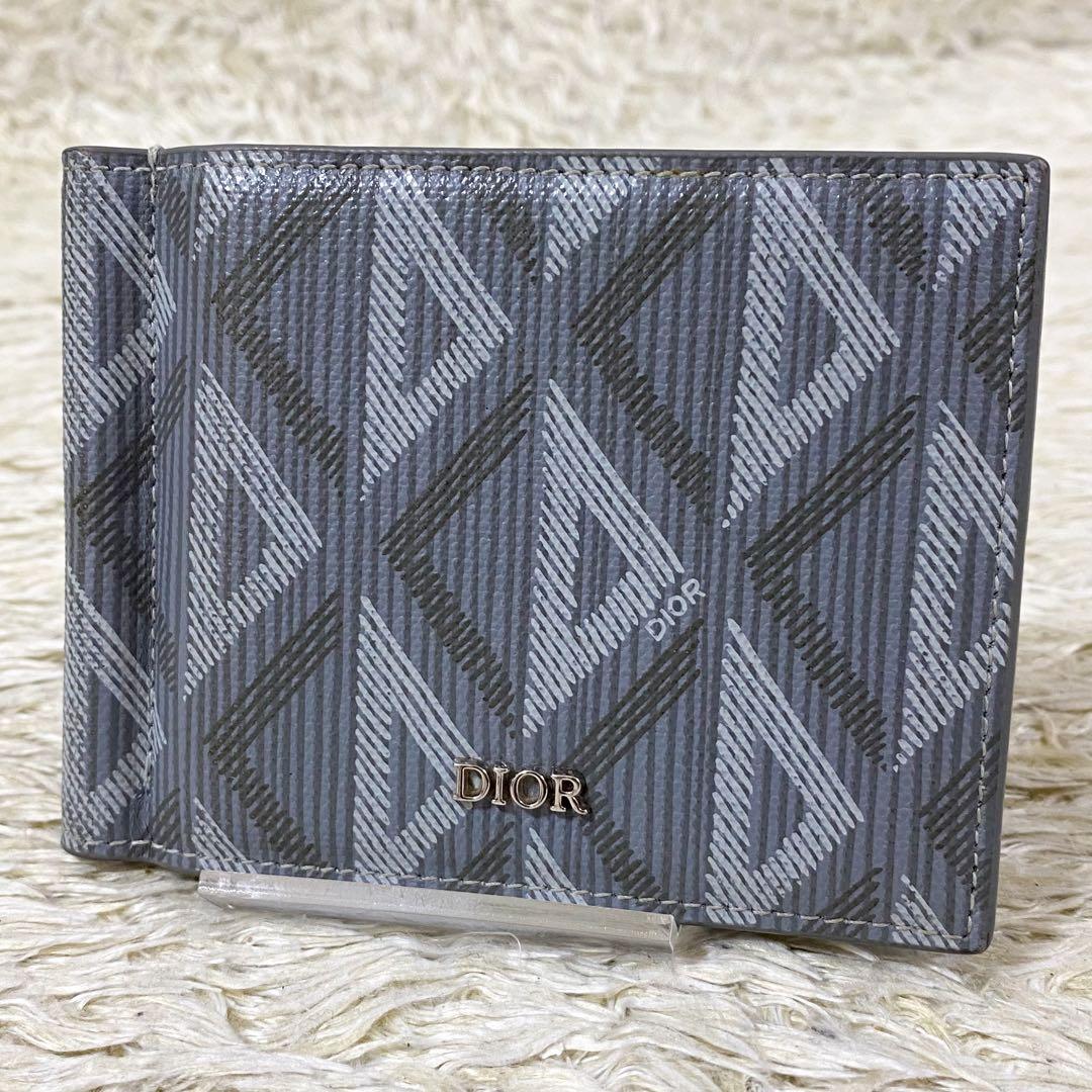 【未使用級】ディオール マネークリップ CDダイヤモンド グレー ユニセックス