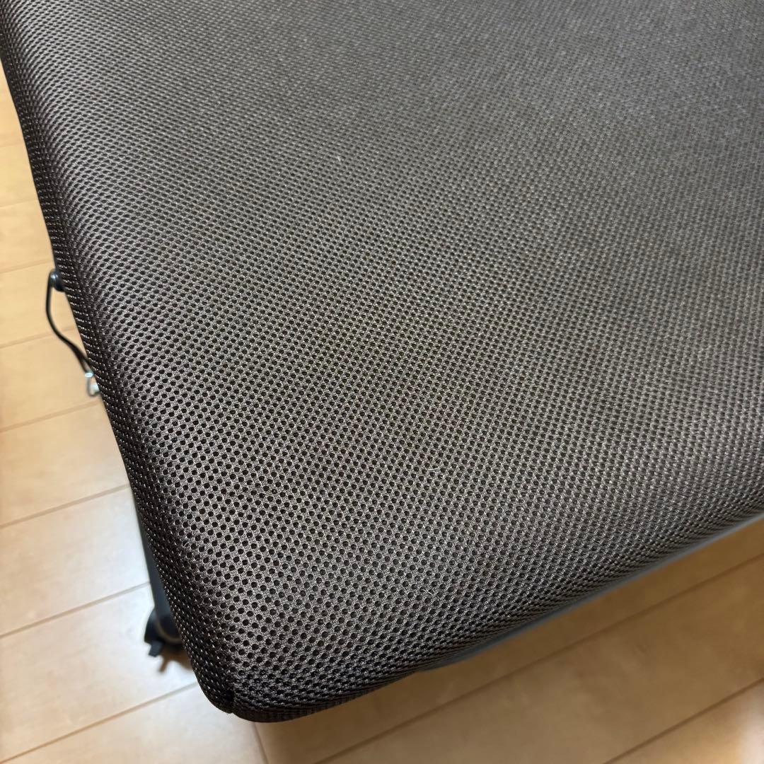 山善YAMAZEN／低反発折りたたみベッド ハイタイプHT-1S(DBR/BK)