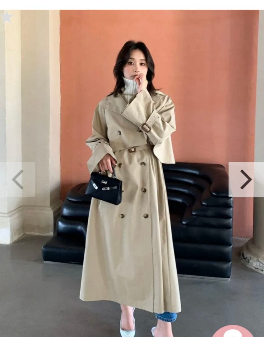 バースデーバッシュ BB 3WAY JENNE TRENCH COAT ベージュ