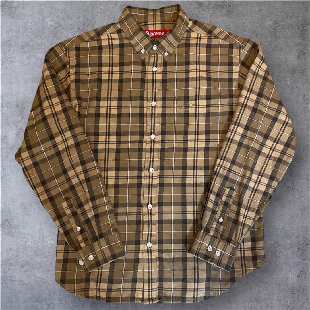 SUPREME 2024FW Plaid Flannel Shirt Sサイズ