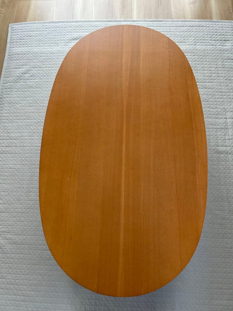 無印良品　MUJI 木製楕円形　テーブル こたつ