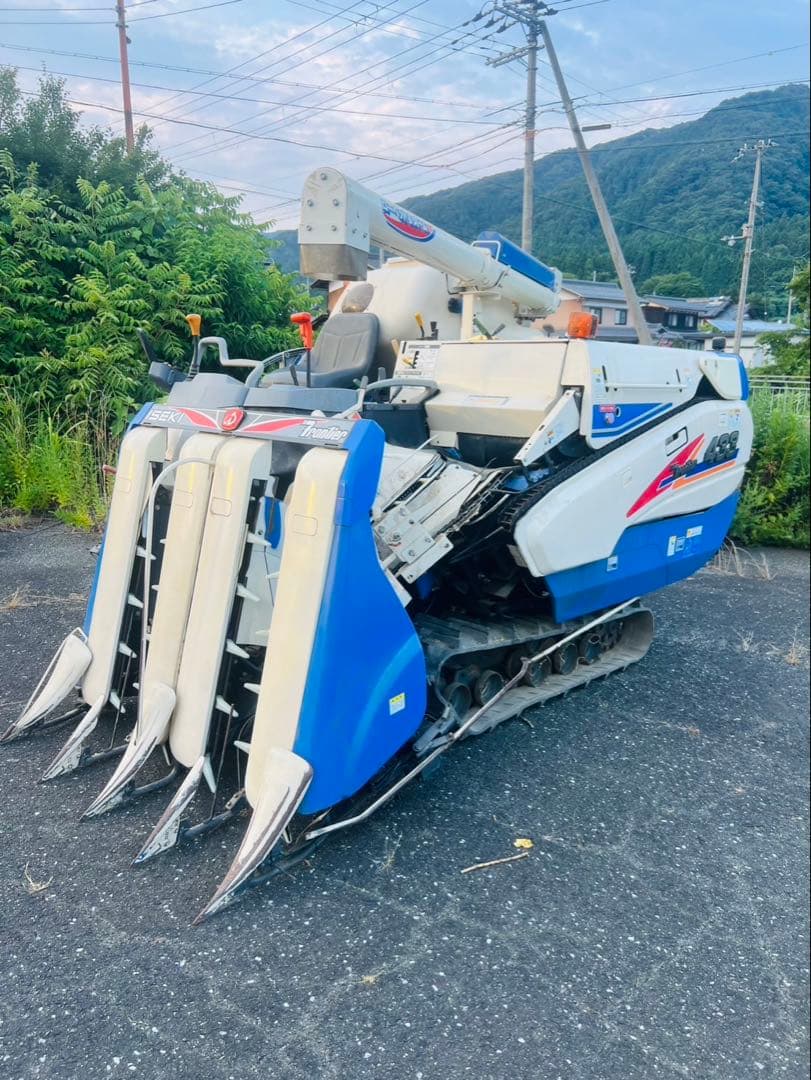 イセキ コンバイン HFC433G 区分4条刈 33馬力 508時間