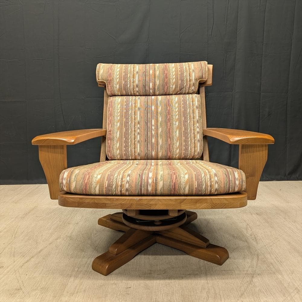 イーストウッド　回転式　アームチェア　一人掛け　シングルソファ　1P　チェア　A